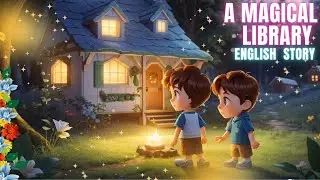 A Magical Library | Two Friends Adventure | Moral Bedtime Story | English Cartoon Story | Kids Story