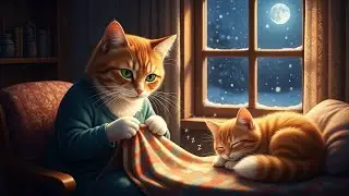 She Sewed All Night for Her Kitten | Emotional Cat Story | Cartoon Story 
