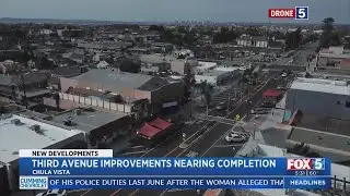 Third Avenue Improvements Nearing Completing In Chula Vista