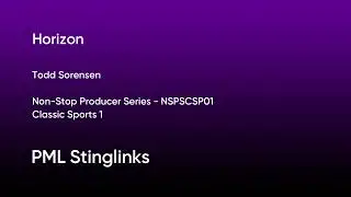 Horizon - Todd Sorensen | Non-Stop Producer Series (NSPSCSP01) [Full Track] - PML Stinglinks #71