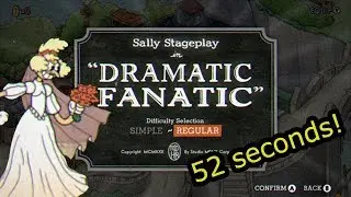 Cuphead Speedrun - Dramatic Fanatic Regular (0:52)