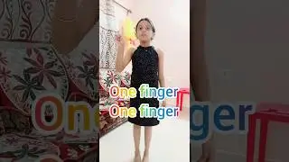 Rhymes for kids, one finger one finger tap tap tap #shortsfeed #kidslearning #nurseryrhymes