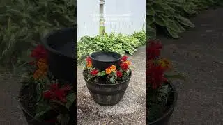Solar Fountain Planter $8 #diycrafts #decoratingtips #diyhome #homestyling