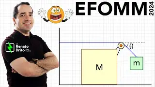 EFOMM 2024 |  Na figura abaixo,  a caixa grande de massa m pode deslizar horizontal - MAGIA COM RB !