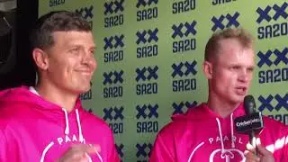 EXCLUSIVE: WIHAN LUBBE, CORBIN BOSCH | SA20 LAUNCH