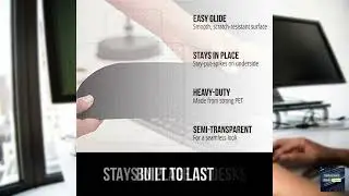 Review - Gorilla Grip Wrist Rest and Chair Desk Mat, Wrist Rest Includes Mouse Pad Rest i