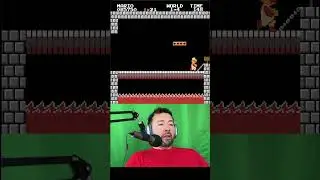 How to Beat the First Bowser EVER! - Super Mario Bros. (NES) #retrogaming #supermariobros
