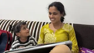 अन्वी अभ्यास करताना काय झाले । कविता आणि गाणी 