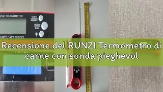 Recensione del RUNZI Termometro di carne con sonda pieghevole, Digital Instant Read Food Termometro