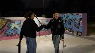 Game of skate with a local till I lose Day 1 