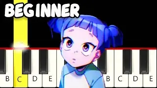 I'm not alone (from Amanda the Adventurer Animation) -Fast and Slow (Easy) Piano Tutorial - Beginner