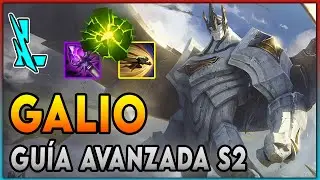 ✅ GUÍA Avanzada GALIO Season 2 LoL WILD RIFT 📖 COMBOS, RUNAS, BUILD 🤓 Como Jugar Con GALIO