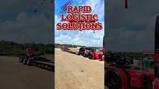 Rapid Logistics vs Fontaine Magnitude 55H lowboy trailer #trucking