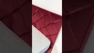 Pat Hypnotic 160x200 cm/180x200 cm Tapitat Catifea Burgundy Somiera Inclusa