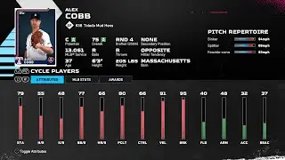 【MLBTheShow25Stats/メジャーリーグ選手能力】Tigers3A 38 Alex Cobb DET3A アレックス・コブ選手