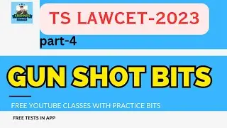 AP LAWCET 2023 3YDC PAPER | Gun shot bits for TS LAWCET-2023 | practice bits || |