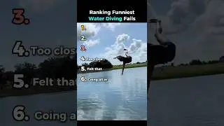 Ranking Funniest Water Diving Fails