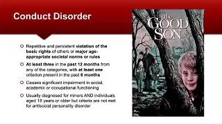 Disruptive Impulse Cont. Disorders: Conduct Disorders (Part 1)