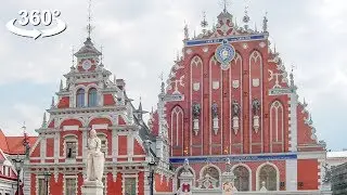 Old RIGA, Latvia's capital city, VR 360 video
