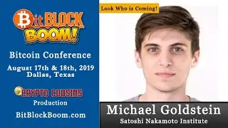 Michael (Bitstein) Goldstein at BitBlockBoom 2019