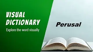 Perusal  Meaning | Perusal  Definition | Perusal  Pronunciation | Visual Dictionary