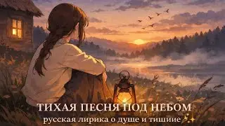 Тихая песня под небом | Глубокая русская лирика о душе и тишине 🌾✨