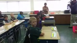 Corbin Day surprised with a bike for essay