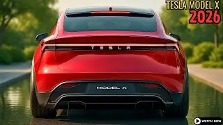 Tesla Model X 2026 года только что утекла в сеть &mdash; полный анонс оставит вас без слов!
