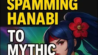 SPAMMING HANABI to MYTHIC! 100% Win Rate Strategy in Mobile Legends!