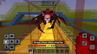 Thomas And Choo Choo Charles Chase in Minecraft PE MOD/Addon