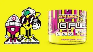 Совершенно новый безкофеиновый соус G FUEL Hype для увлажнения