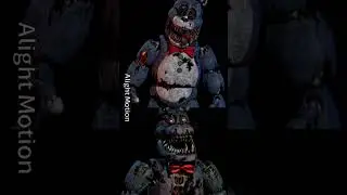 Demented vs nightmare #edit #fnaf