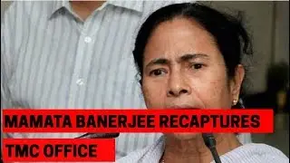 Deshhit: Mamata Banerjee recaptures TMC office, paints her party's symbol on wall