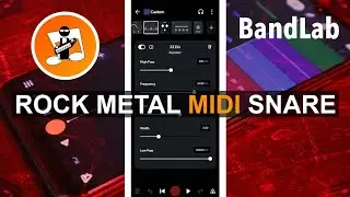 Create a Rock / Metal Midi Snare drum in Bandlab