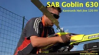 SAB Goblin 630 - Kontronik Heli Jive 120HV