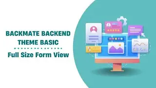 Backmate Backend Theme Basics - Full Size Form View Odoo