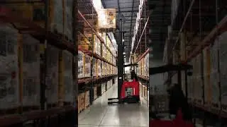 Reach truck operator -the best in the world