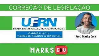 Correção da prova de Legislação - UFRN - TAE