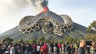 JATIM GEGER! Ular Raksasa Muncul Sebelum Erupsi Gunung Semeru #KisahStory