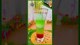Making The Trending Rose Green Mocktail At Home🍷😋#shorts #viralvideo #trending #mocktail