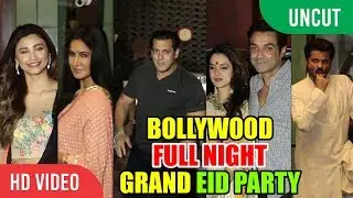 Bollywood GRAND EID Party | FULL NIGHT PARTY |  Salman Khan Family Race 3 Team