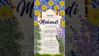 E-invite Wedding Template 1