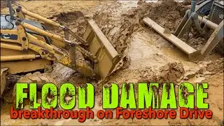 It's Open | Breakthrough on Foreshore Drive | Feb 2025 Flood Damage on the Bluff | What Now?
