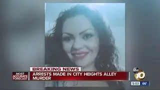 Arrests made in City Heights alley murder