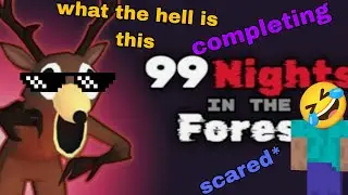 Completing 99 nights in the forest in roblox🌳 | gone wrong | funny🤣