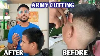 ARMY CUTTING KAISE KARTE HAI ✂️|| STEP BY STEP ||✂️ FULL TUTORIAL VIDEO ||✂️🙏@Bittubarber 🙏🙏