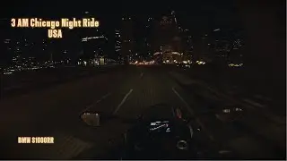 3AM Chicago Night Ride Pt 2 - BMW S1000RR - Mag Mile - POV - RAW Engine Audio  EP32【4K】