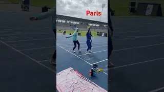 Practice in Paris for world competition | Simran Sharma #simransharma #paris #goldmedalist #athlete