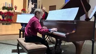 25-1224 - Noah (13) Playing &lsquo;Joy to the World&rsquo; by G.F. Handel arr. Jeanine Yeager