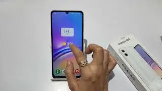 How to set home screen time in samsung galaxy A05s | samsung galaxy A05 me clock style kaise badlen